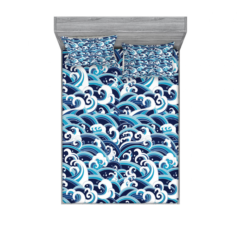 Microfiber Sheet Set, Full/Double Sheet Set with Fitted Sheet