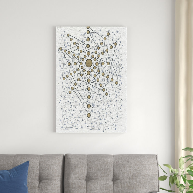 " Chakra Web " by Lori Arbel Painting Print, 36" H x 24" W