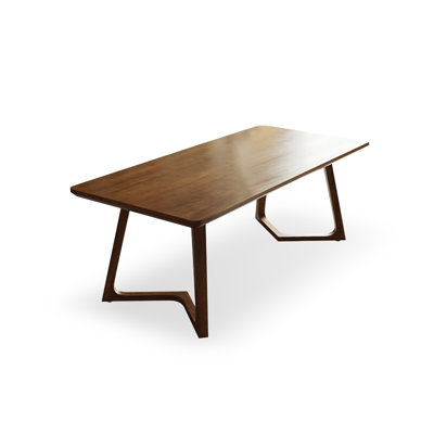 Brown Rectangle Solid Wood Dining Tables