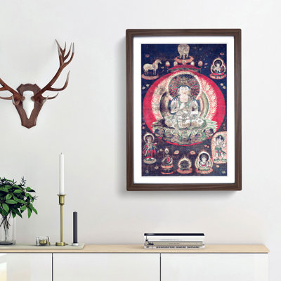 The Golden Wheel by Ahn Gyeon - Picture Frame Art Print