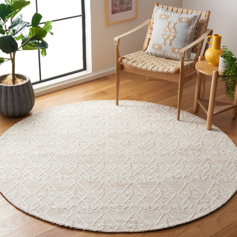 Manya 430 Area Rug In Ivory / Brown, Rectangle 3' x 5'