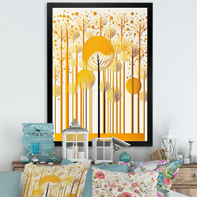 " Abstract Yellow Forest "