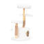 Arbre à chat moderne, tour de chat à branche naturelle, condo pour chat de luxe, mobilier pour chat d'intérieur, cadeau de chat chaton