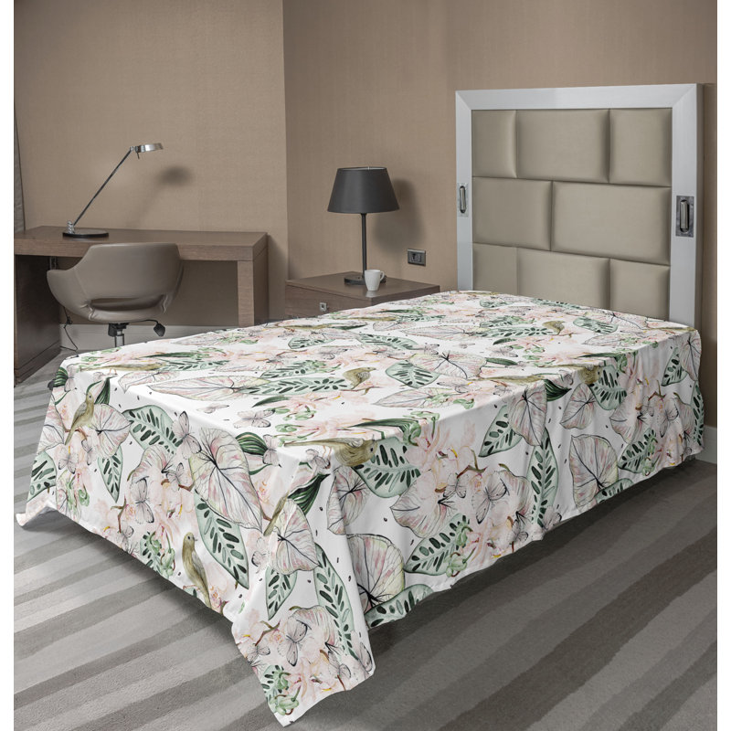 Drap plat Ambesonne, Drap plat pour lit simple