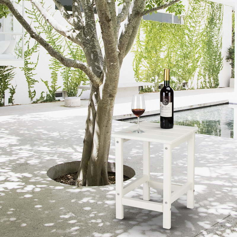 Table d'appoint Jo-Ann, Blanc