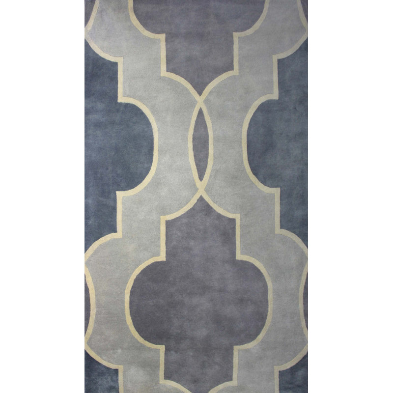 Wiener Wool Geometric Indoor Rug, Rectangle 8' x 11'