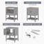 23.7'' Single Bathroom Vanity Base Only-93674396