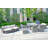 14 - Person Wicker Patio Dining Set with Rectangular Table , Cushions Included