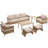 7 Pieces Outdoor Patio Conversation Set-1299540883