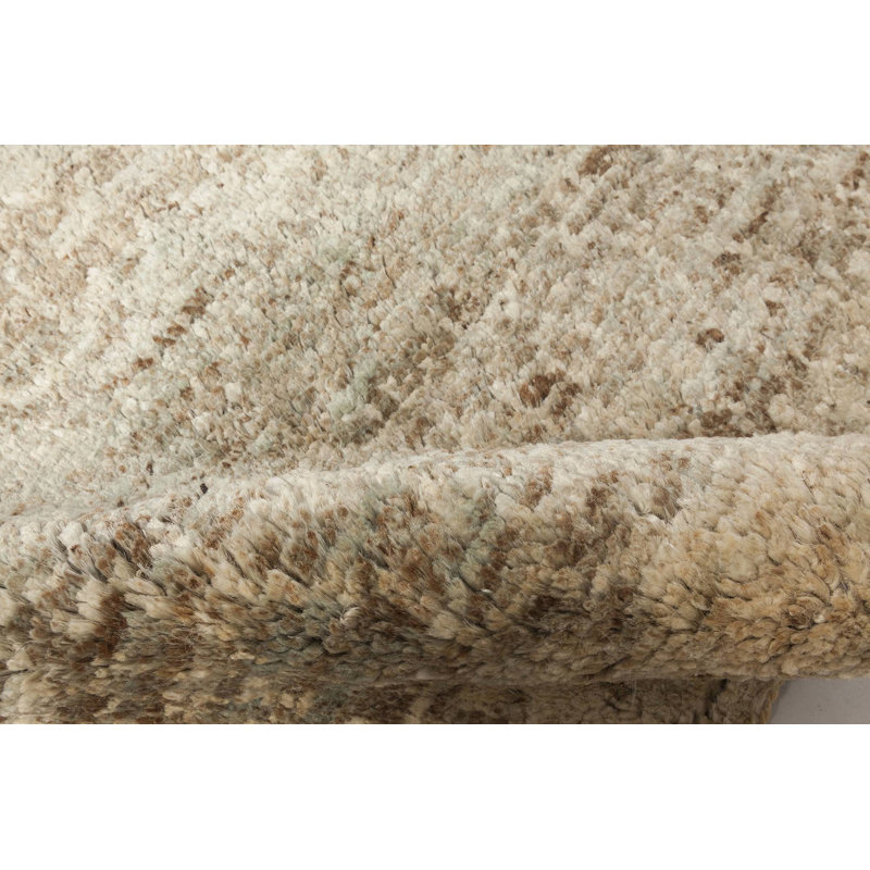 Modern One-of-a-Kind Runner 5'4" X 14' New Age Runner Wool Area Rug in