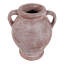 Vase rustique rond en terre cuite avec poignées pour décoration de table de salon - Grand vase moderne pour la maison, la chambre à coucher ou le bureau-703533018
