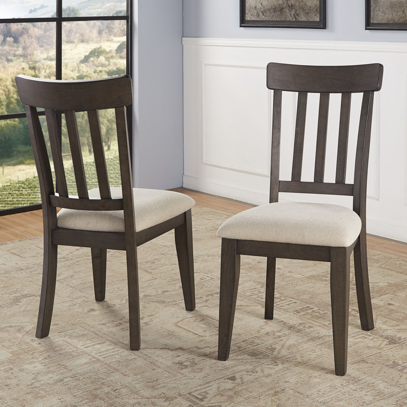 Osbourne 18'' H Upholstered Side Chair, Brown