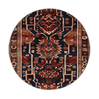 Tapis turc intérieur et extérieur noir