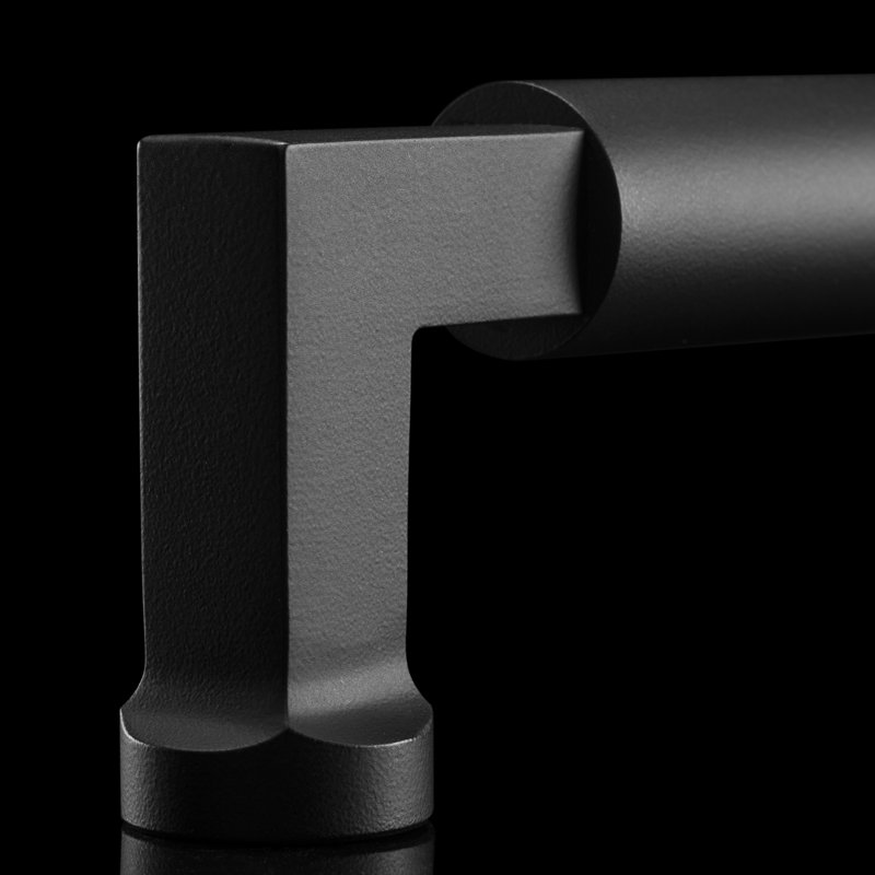 Parkview Collection Appliance Pull - Cabinet Pull - Transitional Hardware for Drawers & Cabinets, Matte Black, 18"