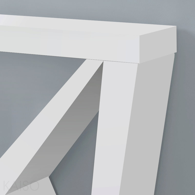 Accent Console Table, Laminate for Living Room - White