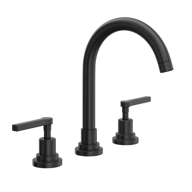 Lombardia Widespread Lavatory Faucet With C-Spout