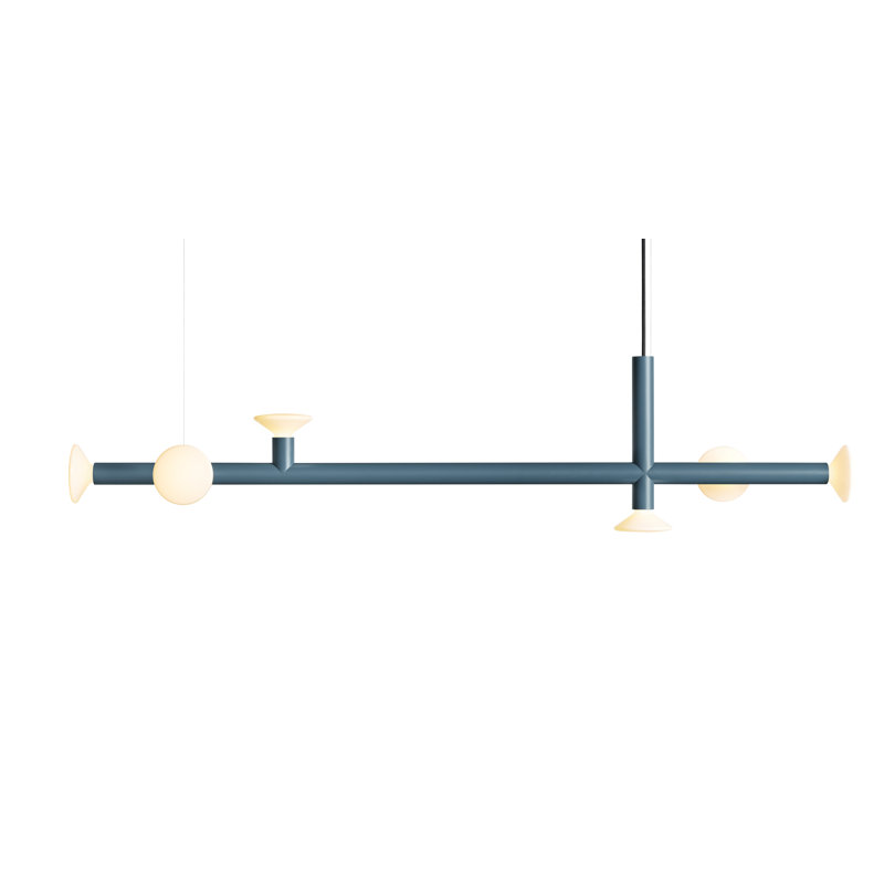 Ultra 6 - Light Chandelier, Space Blue