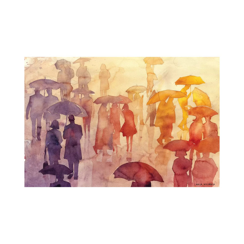 Summer Day by Maja Wronska - Wrapped Canvas Painting, 66.04 cm H x 45.72 cm W x 3.175 cm D
