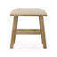 Jocelyn Upholstered Stool with Solid Wood Frame-2067406353