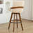 Modern Leather Upholstered Swivel Counter & Bar Stools (Set of 4)-1848810307-1848810305-1848810367