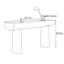 Console Mid-Century moderne en bois massif-1099061693