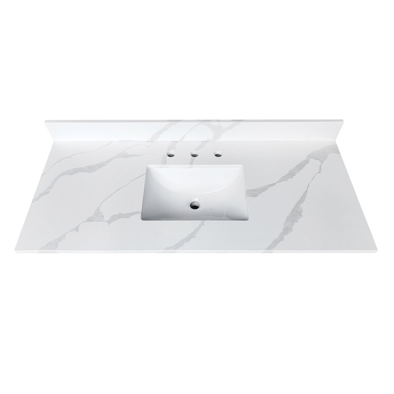 Comptoir de salle de bain 49 po Carrara