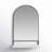Cielo Arch Mirror with Shelves-984120531-1011466838