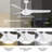 Farmhouse 56"  3 - Blade Modern LED Propeller Ceiling Fan with Remote Control and Light Kit Included-1063463842