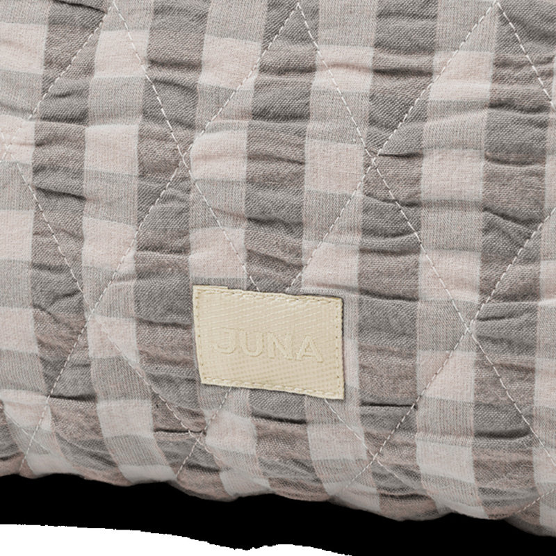 Baek And Bolge Karla Toiletry Bag 11.8", Gray/Birch
