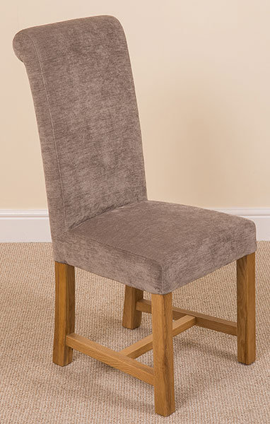 Jasia 51cm H Polyester Upholstered Side Chair, Grey