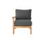 Huntington Teak Outdoor Left Arm Club Chair-186894216