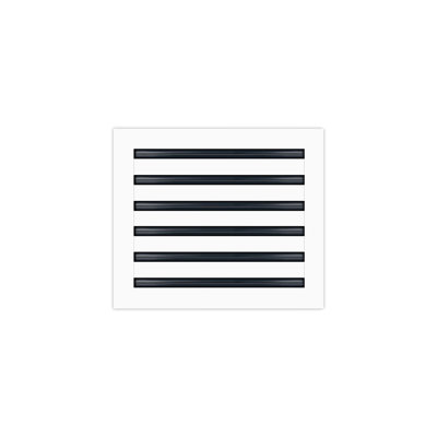 Buildmart - Couvercle de ventilation AC moderne 14 x 12 - Diffuseur à fente linéaire standard - Grille de registre / Taille: H 2 po x l 12 po x L 14 po