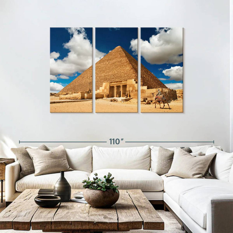 Pyramide égyptienne Adella, H 48 po x l 74 po