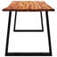 vidaXL Dining Table Kitchen Table with Live Edge Pub Table Solid Wood Acacia-1939598758