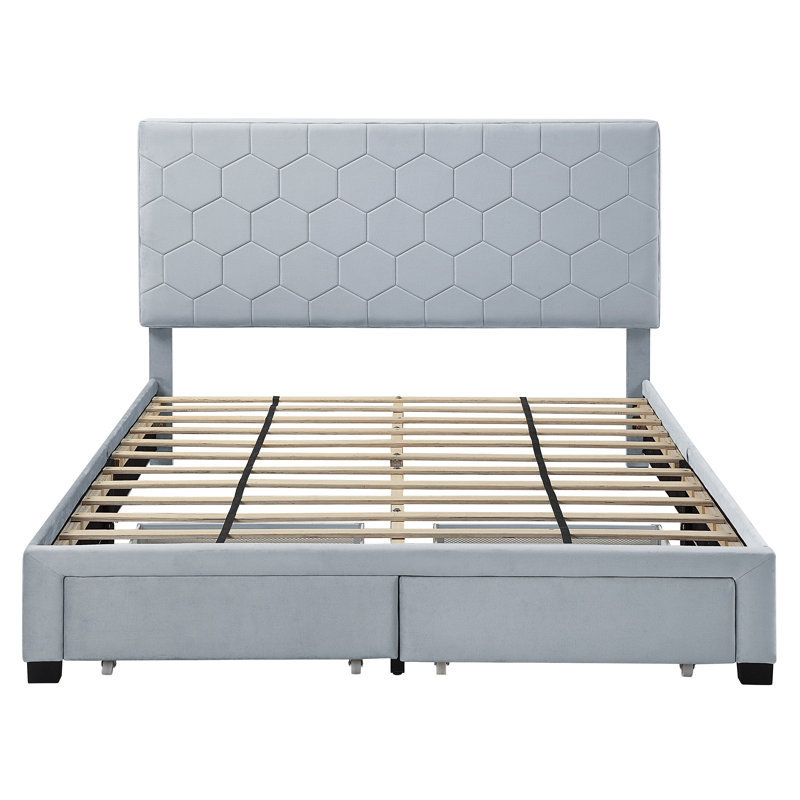Wykeria Upholstered Platform Storage Bed, Queen
