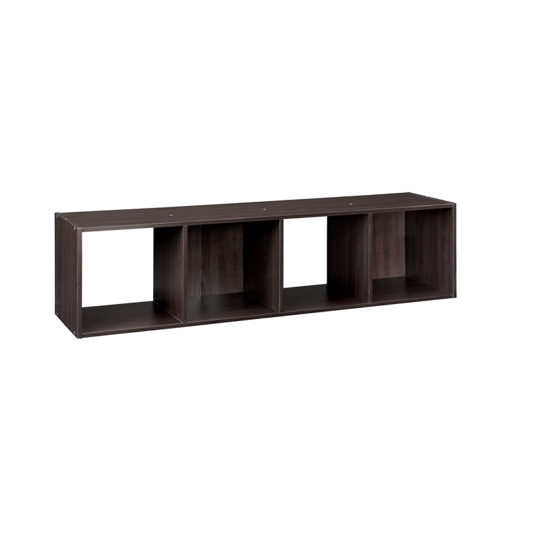 4 Cube Tall Laminate Cubeicals 31.08cm Wide Bookcase by ClosetMaid, Espresso