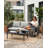 The 81" Rope Leisure 3-Seater Armrest Sofa With Movable Cushion & Adjustable