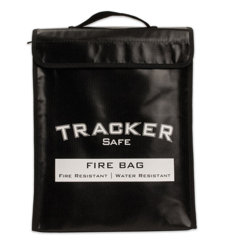 Tracker Safe Silicone Fiberglass/Aluminum Foil Cash Bag for Safes