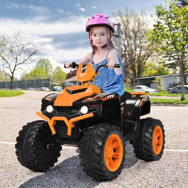 Costway Battery Powered Ride On, Orange