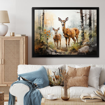 " Deers Whispering Woods II "