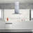 H101C Series 30" 300 CFM Convertible Island Range Hood in Stainless Steel