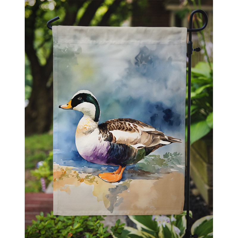 Double Sided 15.5 in. H x 11.25 in. W Polyester Animal Garden flag