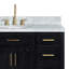 Meuble-lavabo simple en bois massif 36 po Tidworth avec plateau en marbre de Carrare 1,5 po-1551085373-1546052611-1546052622