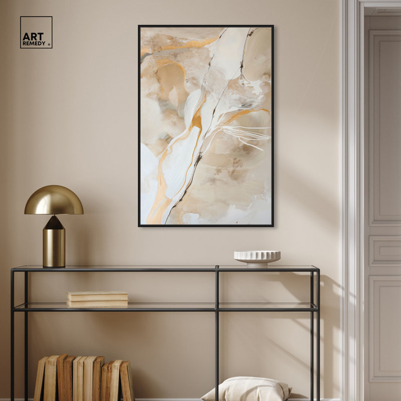«Mystic Reverie» par Hokku Designs, H 16 po x l 11 po, Cadre noir