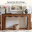 160 cm Console Table with Wavy Design-101843185