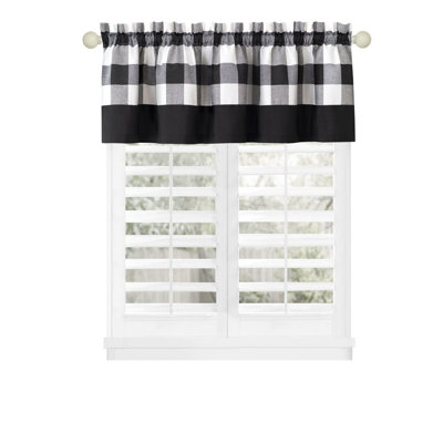 Anthe Gingham Tailored Kitchen Curtain