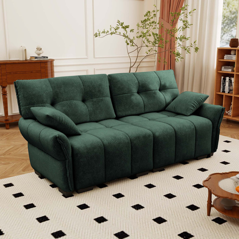 Canapé surdimensionné à 2 places 78,7 po Comfy, Vert