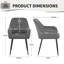 Chenille Fabric Dining Chair-667873211