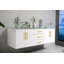 Ensemble de meuble-lavabo mural double-1212048434