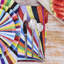 Assiette à salade multicolore Starburst